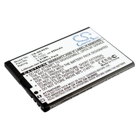 Bsc Preferred Polaroid Pro 003 Pro Z500 PROZ500PR003 950mAh Mobile Phone Replacement Battery CS-NK4DSL.5